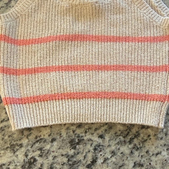 Lulus Chunky Knit Striped Tank Top Sweater Size Small NWT - Picture 4 of 7